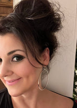 Load image into Gallery viewer, Silver Radiance Extra-Large Hoop Earrings