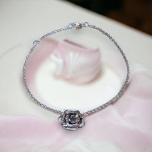 Load image into Gallery viewer, Single Rose Bracelet in Sterling Silver
