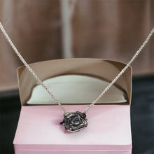 Load image into Gallery viewer, Rose Pendant in Sterling Silver