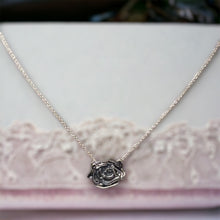 Load image into Gallery viewer, Rose Pendant in Sterling Silver