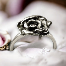 Load image into Gallery viewer, Lullaby Rose Ring in Sterling Silver
