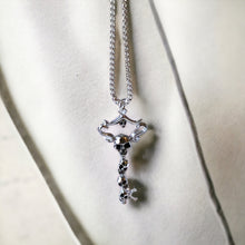 Load image into Gallery viewer, Large Skull Key in Sterling Silver
