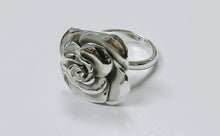 Load image into Gallery viewer, Rose Ring in Sterling Silver