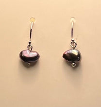 Load image into Gallery viewer, Nugget  Freshwater Pearl Earring in Sterling Silver
