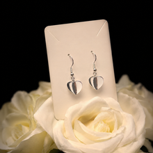Load image into Gallery viewer, Heart Dangle Earring in Sterling Silver