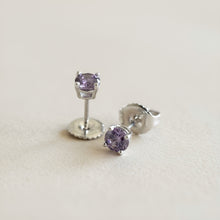 Load image into Gallery viewer, First Feather: First Light Birthstone Studs