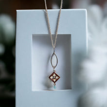 Load image into Gallery viewer, Sterling Silver Sea Glass Drop Pendant