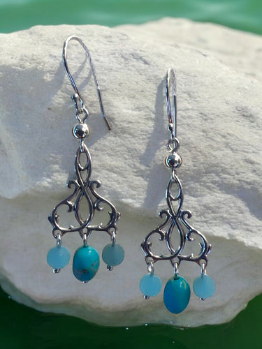 Turquoise Dream Chandelier Earring