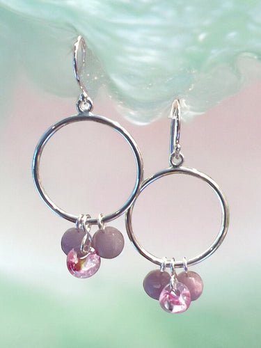 Ocean Pink Symphony Earring