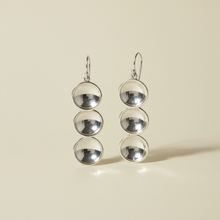 Load image into Gallery viewer, Domed Circle Earring in Sterling Silver