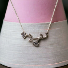 Load image into Gallery viewer, Lullaby Rose Pendant in Sterling Silver