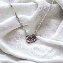 Load image into Gallery viewer, Lullaby Tiny Rose Pendant in Sterling Silver