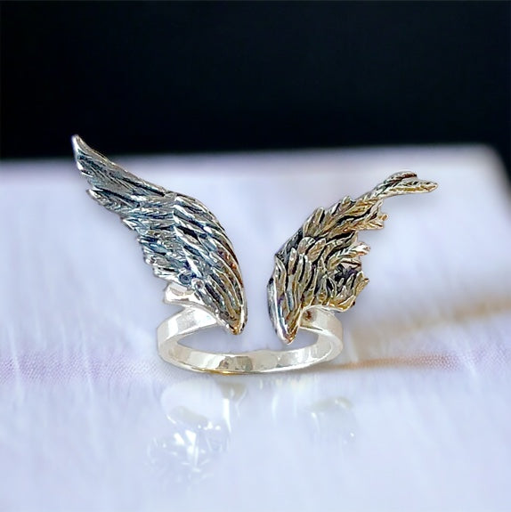 Wing Ring in Sterling Silver