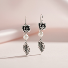 Load image into Gallery viewer, Lullaby Rose Drop Earrings