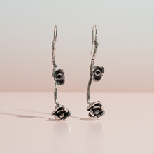 Load image into Gallery viewer, Lullaby Rose Drop Earrings