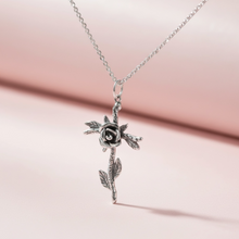 Load image into Gallery viewer, Lullaby Rose Cross Pendant