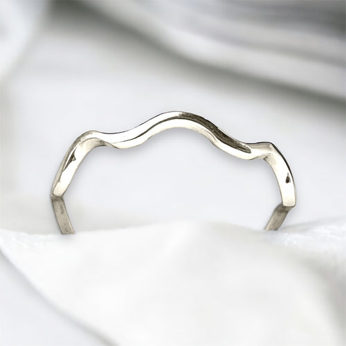 Zig Zag Stack Ring in Sterling Silver