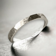 Load image into Gallery viewer, Hammered Ring in Sterling Silver