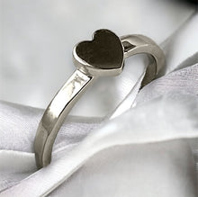 Load image into Gallery viewer, Heart Stack Ring in Sterling Silver