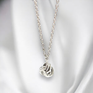 Knot Pendant in Sterling Silver