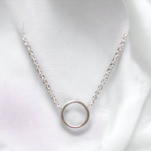 Load image into Gallery viewer, Tiny Circle Pendant in Sterling Silver