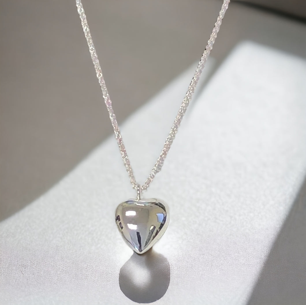 Heart Pendant in Sterling Silver