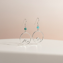 Load image into Gallery viewer, Wave Crest Drop Earrings