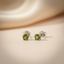 Load image into Gallery viewer, First Feather: First Light Birthstone Studs