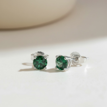 Load image into Gallery viewer, First Feather: First Light Birthstone Studs