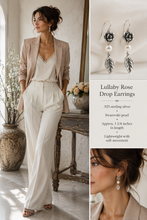 Load image into Gallery viewer, Lullaby Rose Drop Earrings