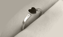 Load image into Gallery viewer, Tiny Heart Stack Ring in Sterling Silver