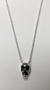 Skull on silver chain 