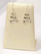 Load image into Gallery viewer, 3 Bone Dangle Chandelier Earrings in Sterling Silver