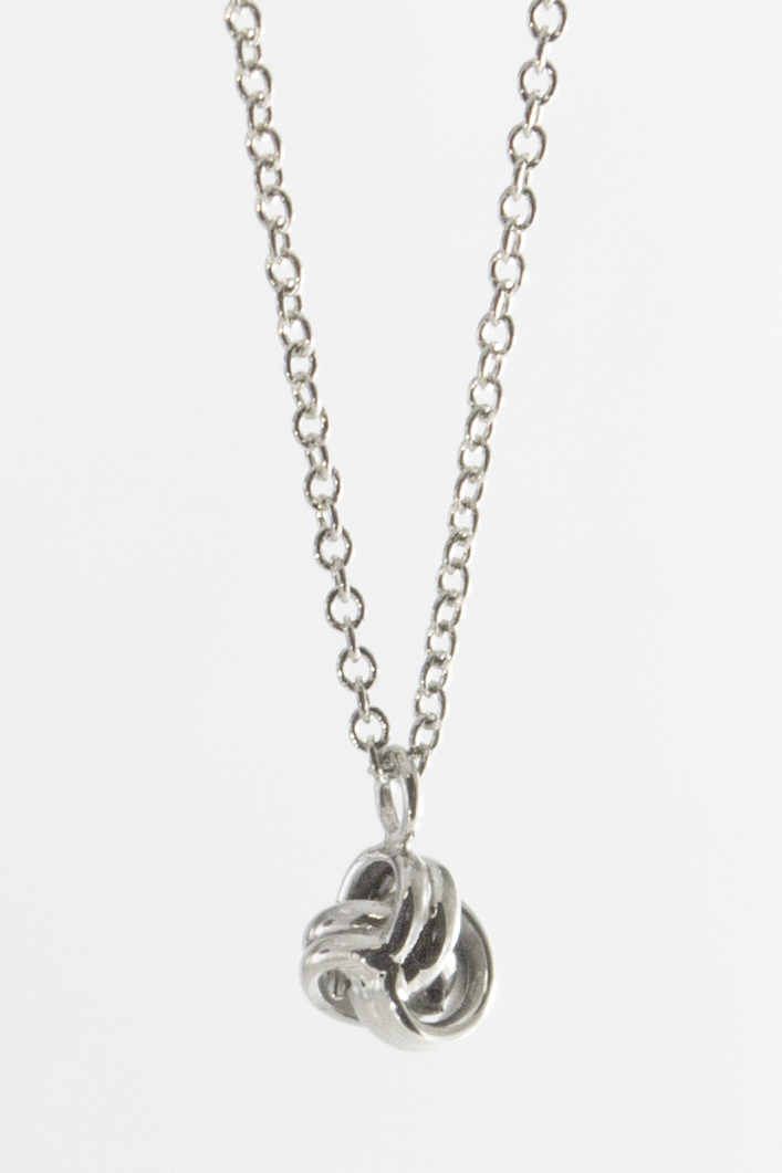 Knot Pendant in Sterling Silver