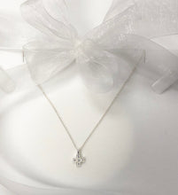 Load image into Gallery viewer, Cross Pendant with CZ's in Sterling Silver