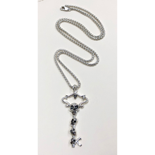 Load image into Gallery viewer, Skull Key with Sterling Silver Chain