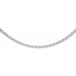 Sterling Silver Wheat Chain With Lobster Clasp