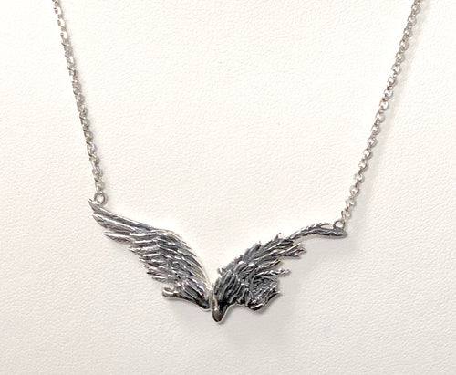 Angel Wing Pendant in Sterling Silver