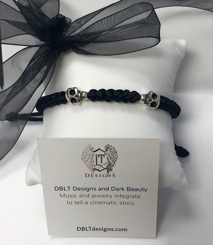 Face to Face Skulls in Sterling Silver