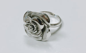 Rose Ring in Sterling Silver