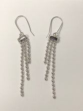 Load image into Gallery viewer, Beaded Chain Earring in Sterling Silver