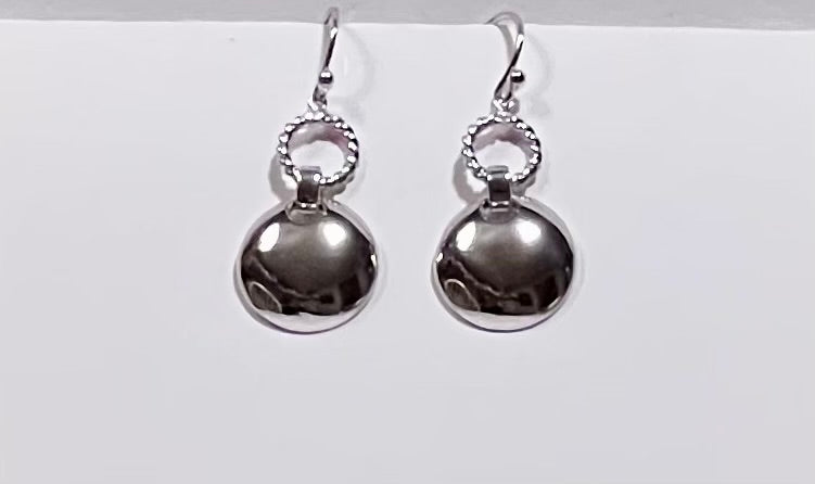 Door Knocker Dangle Earring in Sterling Silver