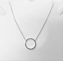 Load image into Gallery viewer, Circle Hoop Pendant in Sterling Silver