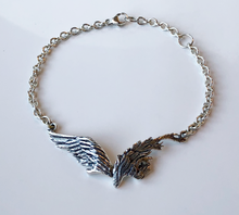 Load image into Gallery viewer, Angel Wings Sterling Silver Bracelet